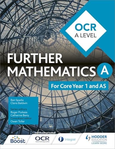 Image of OCR A Level Further Mathematics Core Year 1 (AS)