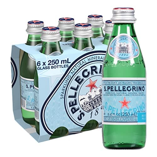 Image of S.Pellegrino Sparkling Natural Mineral Water, 8.45 fl oz. Glass Bottle (24 Count)
