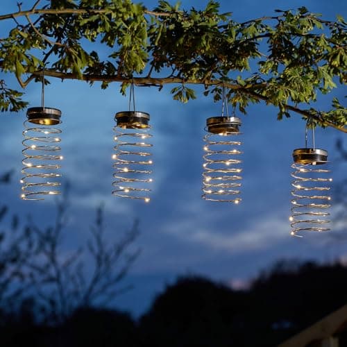 Image of Smart Garden Products 1080823 Solar Powered LED Spring Spiralight, Warm White