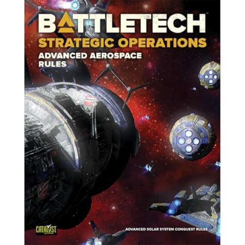 Image of Catalyst Game Labs BattleTech | Strategic Operations - Advanced Aerospace Rules | Advanced Solar System Conquest Rules | Book English