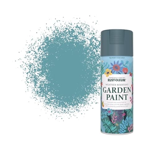 Image of Rust-Oleum Blue Weather, Mould and Algae Resistant Garden Spray Paint Aerosol in Matt Finish - Pacific State 400ml
