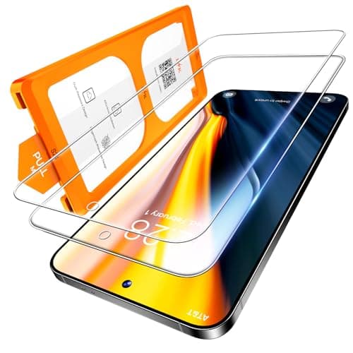 Image of LϟK 3 in 1 for Samsung Galaxy S24 Screen Protector, 2 Pack HD Tempered Glass Film + 1 Dust Free Installation Tool, No Bubbles Samsung S24 Screen Protector