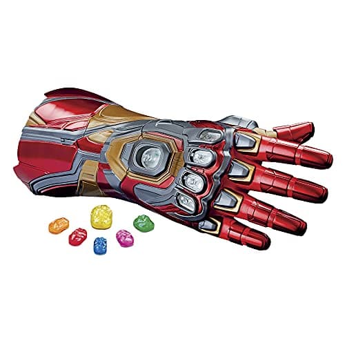 Image of Avengers Iron Man Nano Gauntlet Articulated Electronic Fist, Roleplay Prop, Roleplay Accessory, Includes 6 Removable Light-up Infinity Stones, Teen, Young Adult