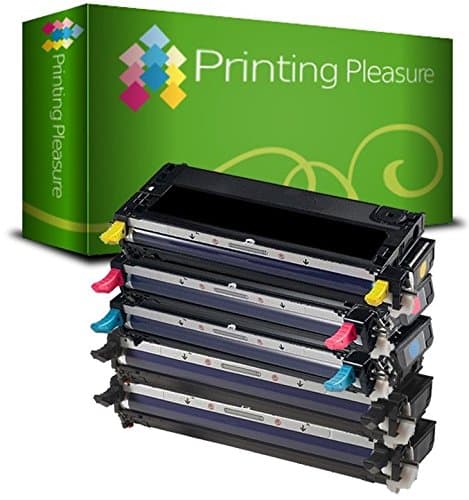Image of Printing Pleasure Set of 5 Compatible Laser Toner Cartridges for Dell 3110 3110cn 3115 3115cn | 593-10170 593-10171 593-10172 593-10173