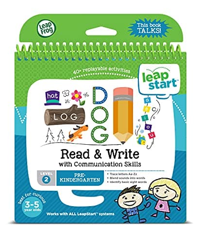 Image of LeapFrog 21508 LeapStart Preschool Read and Write and Communication Skills Activity Book