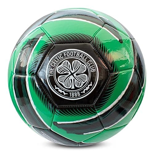 Image of Hy-Pro Officially Licensed Celtic F.C. Cyclone Football – Celtic Football Size 5, Training Match Ball for Garden and Outdoors – Collectible Fan Gift for Collecting, Training and Play