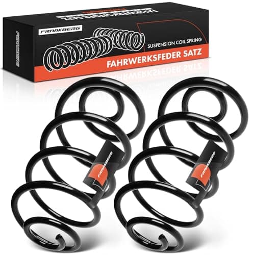 Image of Frankberg 2x Coil Spring Rear axle Compatible with Astra H 2004-2009 Astra H GTC 2005-2010 Replace# 93178630