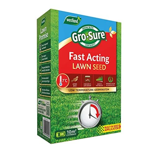 Image of Gro-Sure Fast Acting Lawn Seed, 10 m2, 300 g, Blue,Green