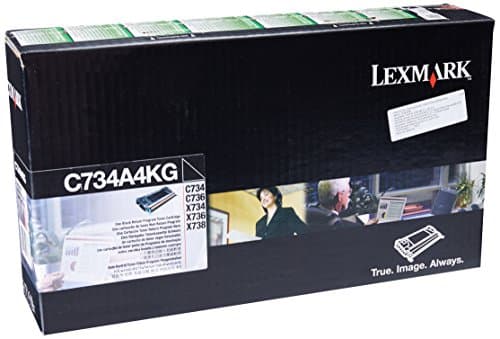 Image of Lexmark Black Return Program Toner Cartridge for US Government, 8000 Yield (C734A4KG)