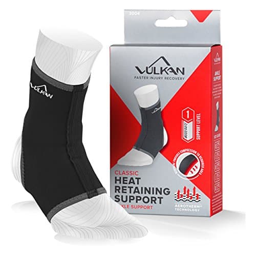 Image of VULKAN Ankle Support, Classic 3004, Large, New Style, Ankle Sleeve, Breathable Compression For Sprains, Strains, Arthritis, Sore Joints, Weak Ankles, Wear During Sports, Exercise, Men and Women