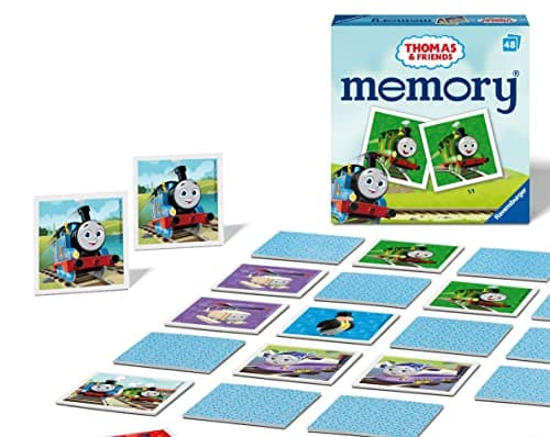 Image of Ravensburger Thomas & Friends Mini Memory - Matching Picture Snap Pairs Game For Kids Age 3 Years and Up