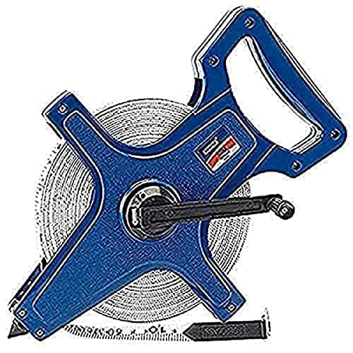 Image of Draper 50m Fibreglass Measuring Tape | 165ft Surveyors Tape | Class III Hand Tools | Metric and Imperial Graduations| Impact Resistant | 13mm Wide | 51089