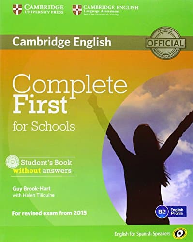 Image of Complete First for Schools for Spanish Speakers Student's Pack without Answers (Student's Book with CD-ROM, Workbook with Audio CD)