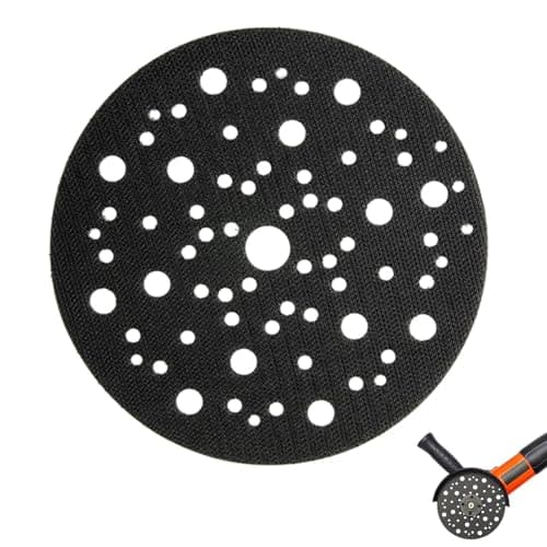 Image of EMTPJAL OSSCIP005 150mm 70 Hole Medium Density Interface Pad, Hook & Loop Random Orbital Sander Backing Pad, Compatible with Mirka CEROS DEROS 150mm Sanders