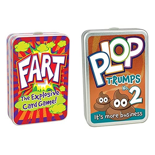 Image of Cheatwell Games Fart Card Game & Plop Trumps Number 2