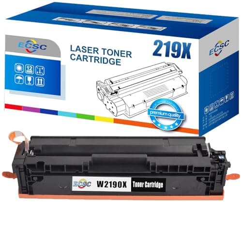 Image of ECSC 219X Toner Cartridge Replacement For HP 219X Toner Cartridge - (W2190X) Compatible with HP Colour LaserJet Pro 3202dn 3202dng 3202dw MFP 3302fdn MFP 3302fdng MFP 3302fdw Black(1-Pack)