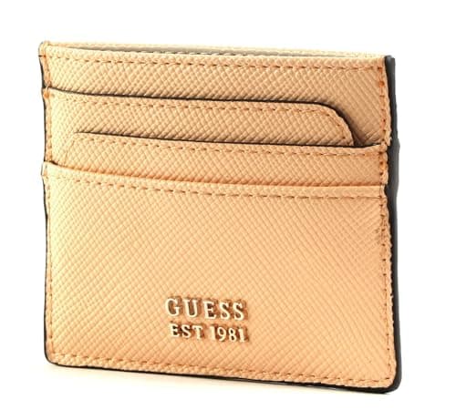 Image of GUESS Laurel Card Holder Apricot Cream