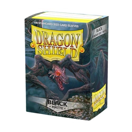 Image of Dragon Shield 11002 Matte Standard Size Sleeves 100pk-Black