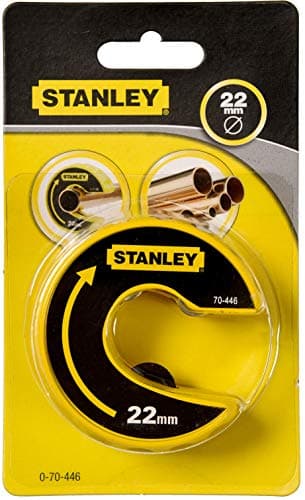 Image of Stanley 0-70-446 Pipe Cutter Automatic, Black/Yellow, 22 mm