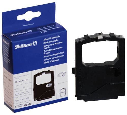 Image of Pelikan Ink Ribbon for Oki ML 5520/5521 / 5590/5591 Nylon 8 mm x 2.2 m Black
