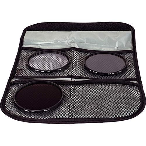 Image of Hoya 82mm II (HMC UV/Circular Polarizer / ND8) 3 Digital Filter Set with Pouch