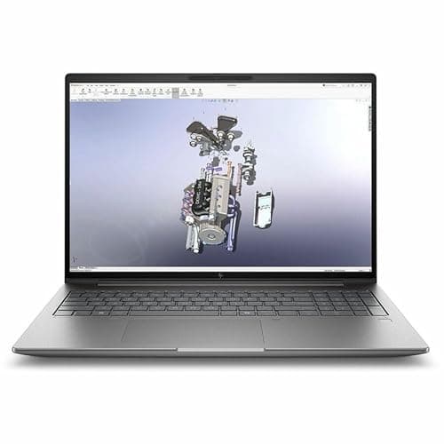 Image of HP ZBook X G1i 16" Mobile Workstation - WQUXGA - 120 Hz - Intel Core Ultra 9 285H - vPro Technology - 32 GB - 1 TB SSD - English Keyboard - Smart Card Reader - Meteor Silver - Intel Chip - 3840 x 2400