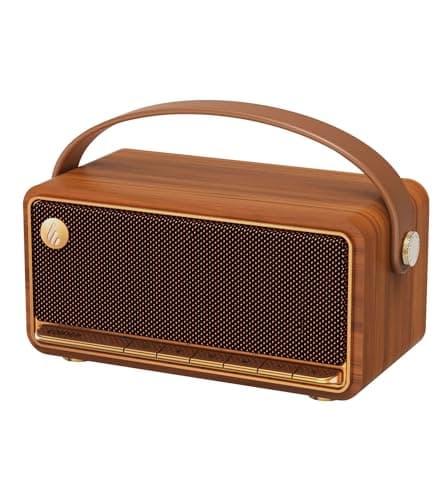 Image of Edifier MP330 Portable Bluetooth Speaker with Hi-Res Audio, 40W RMS Wireless Dual Stereo Pairing, 360° Quality Sound, 19H Playtime, Bluetooth 6.0 Multipoint, Handheld Design for Outdoor Indoor - Brown