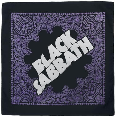 Image of Black Sabbath Logo - Bandana Unisex Bandana Multicolour, 100% Cotton,