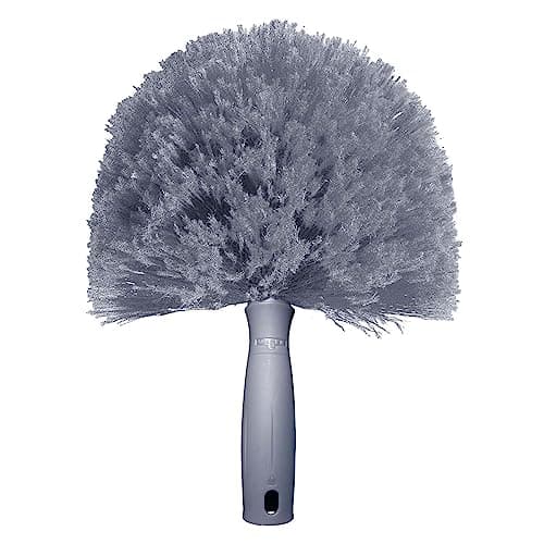Image of UNGER Spider Web & Cobweb Duster Brush - Internal or External - Fits Telescopic Poles - UNGER Cleaning Equipment, Grey, UNGCOBW0