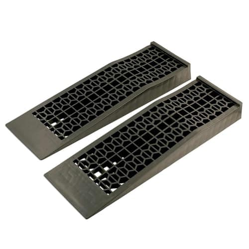 Image of KATSU Plastic Car Ramps Low Profile, 5 Ton Capacity 2PCs Heavy Duty Garage Ramps for Lifting Automotive Vehicles Workshop Car Service and Repair 161925