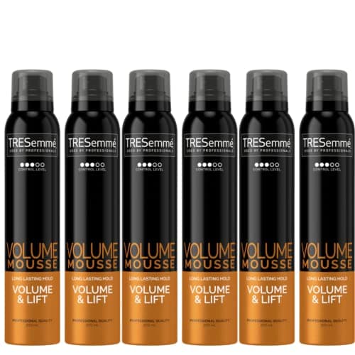 Image of Healthy Volume Hair Mousse ContainsTRESemme Volume and Lift Mousse 200ml (6 Pack)