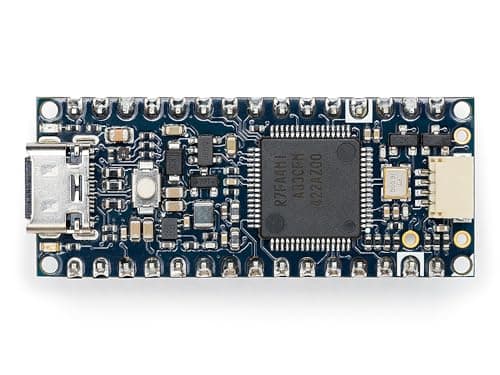 Image of Arduino Nano R4 with Headers [ABX00143] - Compact Renesas RA4M1 Microcontroller Board, Pre-Soldered for Breadboarding, Qwiic Connector, Programmable RGB LED, Compatible IDE