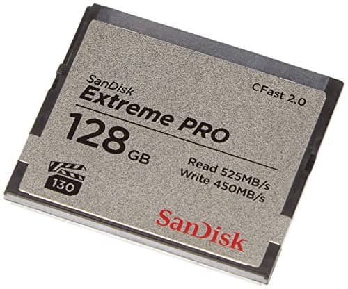Image of SanDisk 128GB Extreme PRO, CFast 2.0 card, up to 525 MB/s, VPG-130