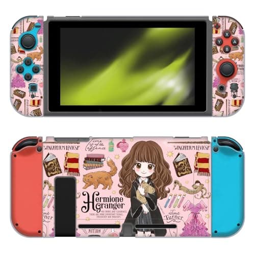 Image of Head Case Designs Officially Licensed Harry Potter Hermione Pattern Graphics Soft Gel Case Compatible With Nintendo Switch