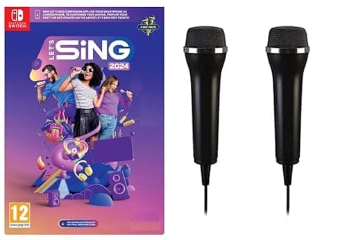 Image of Let's Sing 2024 + 2 Microphones Mics (Nintendo Switch)