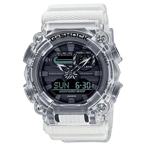 Image of G-Shock by Casio Men's GA900SKL-7A Clear White Analog-Digital Watch One Size