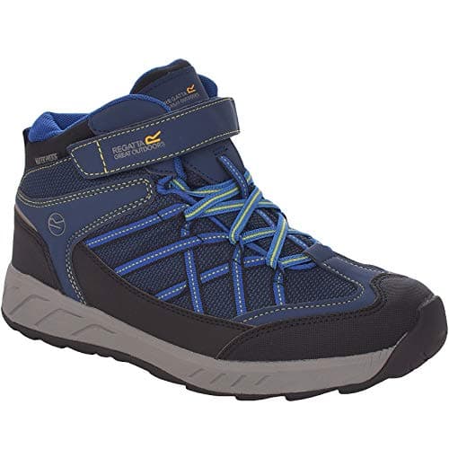 Image of Regatta Kids Samaris V Waterproof Walking Boots - Blue Neon - 2 UK