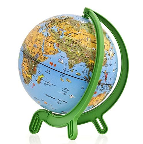 Image of Nova Rico 8007239977600 Giacomino Arca Non Illuminated Globe, Green Package dimensions: 18 x 17 x 22cm