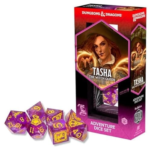 Image of Sirius Dice SDZ200224 Adventure Tasha The Witch Queen Sharp-Edged Dice Set