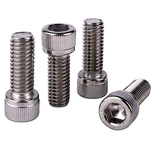 Image of KOSJETHAS #10-24 x 1" Allen Hex Socket Head Screw Bolt, 304 Stainless Steel 18-8, UNC Machine Full Thread, Pack of 50