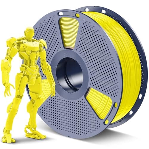 Image of SUNLU ABS Filament 1.75mm 3D Printer Filament, Highly Resistant Durable, Heat Resistance, Excellent Toughness, Compatible with 99% FDM 3D Printers, 1kg Spool (2.2lbs), 390 Meters, ABS Yellow
