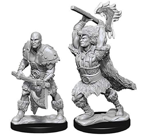 Image of (W10) Dungeons & Dragons Nolzur's Marvelous Unpainted Miniatures Male Goliath Barbarian