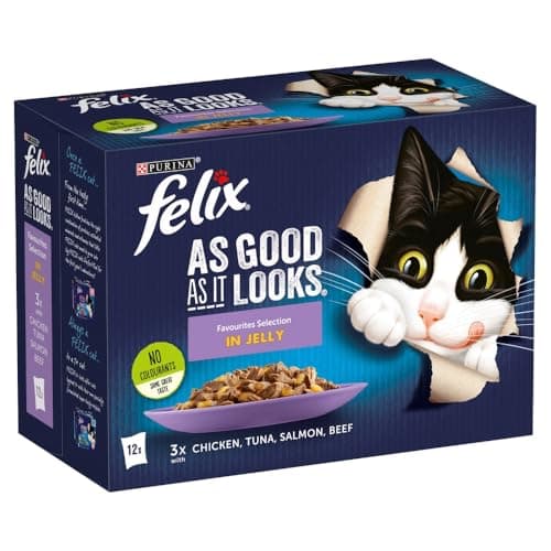 Image of FELIX As Good As it Looks Favourites Selection Wet Cat Food 12x85g