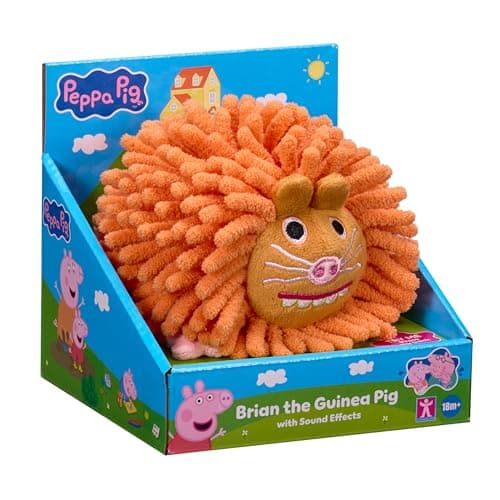 Image of Peppa Pig Brian the Guinea Pig, Soft Toy, Sound Effects