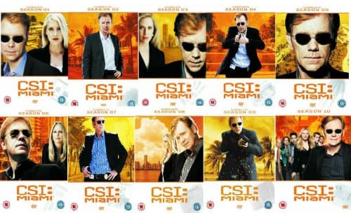 Image of CSI Miami Complete TV Series DVD Collection [ 60 Discs] Season 1, 2, 3, 4, 5, 6, 7, 8, 9, 10 + Extras