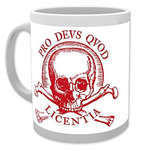Image of Close Up Uncharted 4 Tasse Pro Deus Quod Licentia Skull