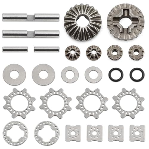 Image of Front Rear Universal Diff Gear and Limited Slip Diff Plates RC Upgrade Part for ARRMA 1/8 Typhon Kraton EXB V5 V6 Outcast Notorious Talion 6S BLX EXB 1/7 Big Rock Mojave EXB Differential Gear Set