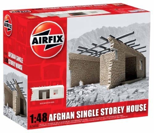 Image of Airfix A75010 Afghan Single Storey House 1:48 Scale Unpainted Resin Building by Airfix