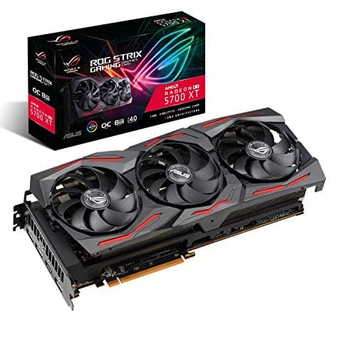 Image of ASUS ROG Strix Radeon RX 5700 XT OC Edition 8 GB GDDR6 Gaming Graphics Card Including a Reinforced Frame (ROG-STRIX-RX5700XT-O8G-GAMING)