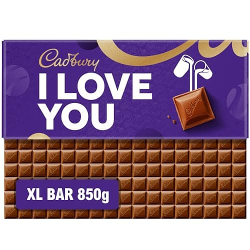 Image of Cadbury Dairy Milk I Love You Gift Chocolate Bar Extra-Large 850g